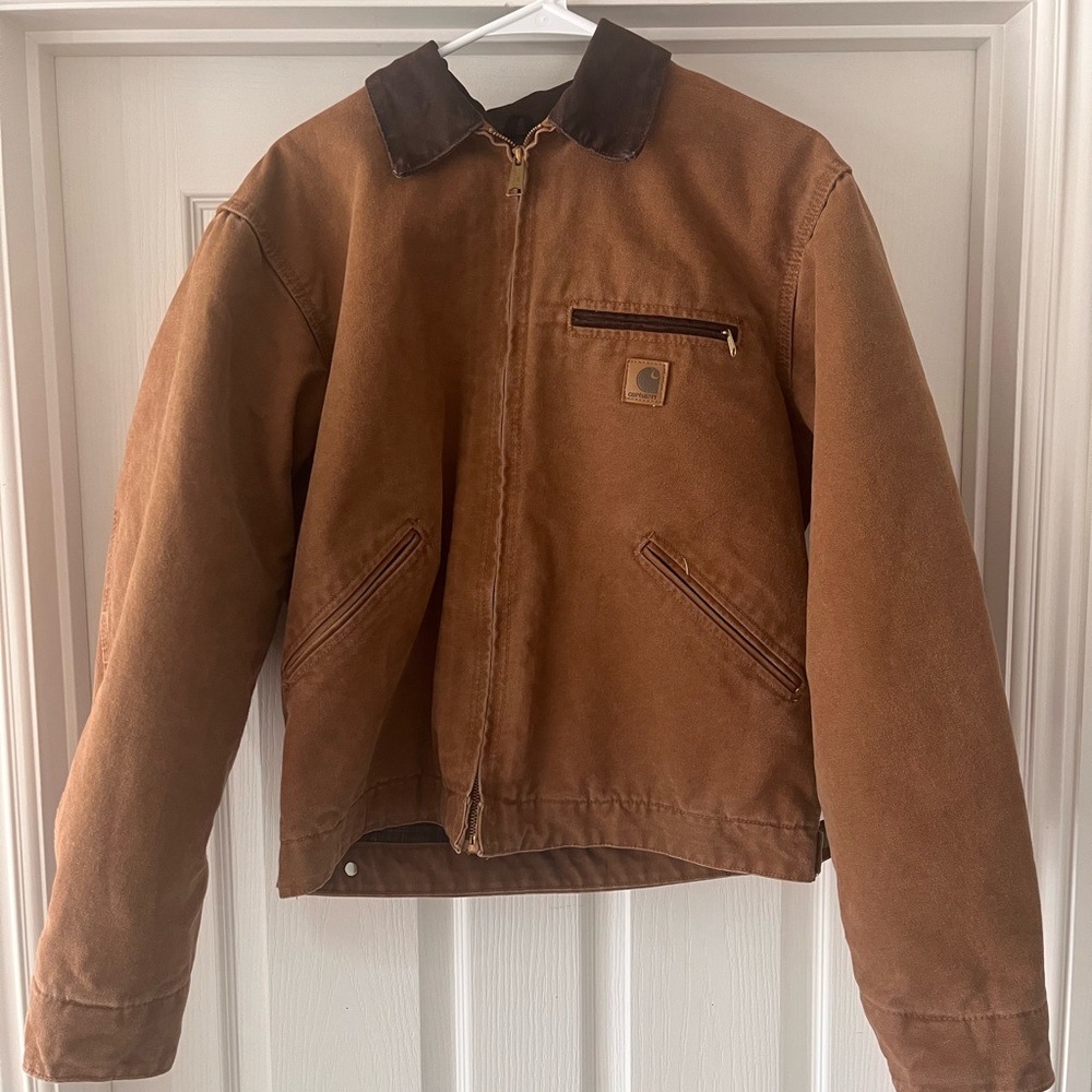 Carhartt Brown Men's Jacket Vintage Detroit